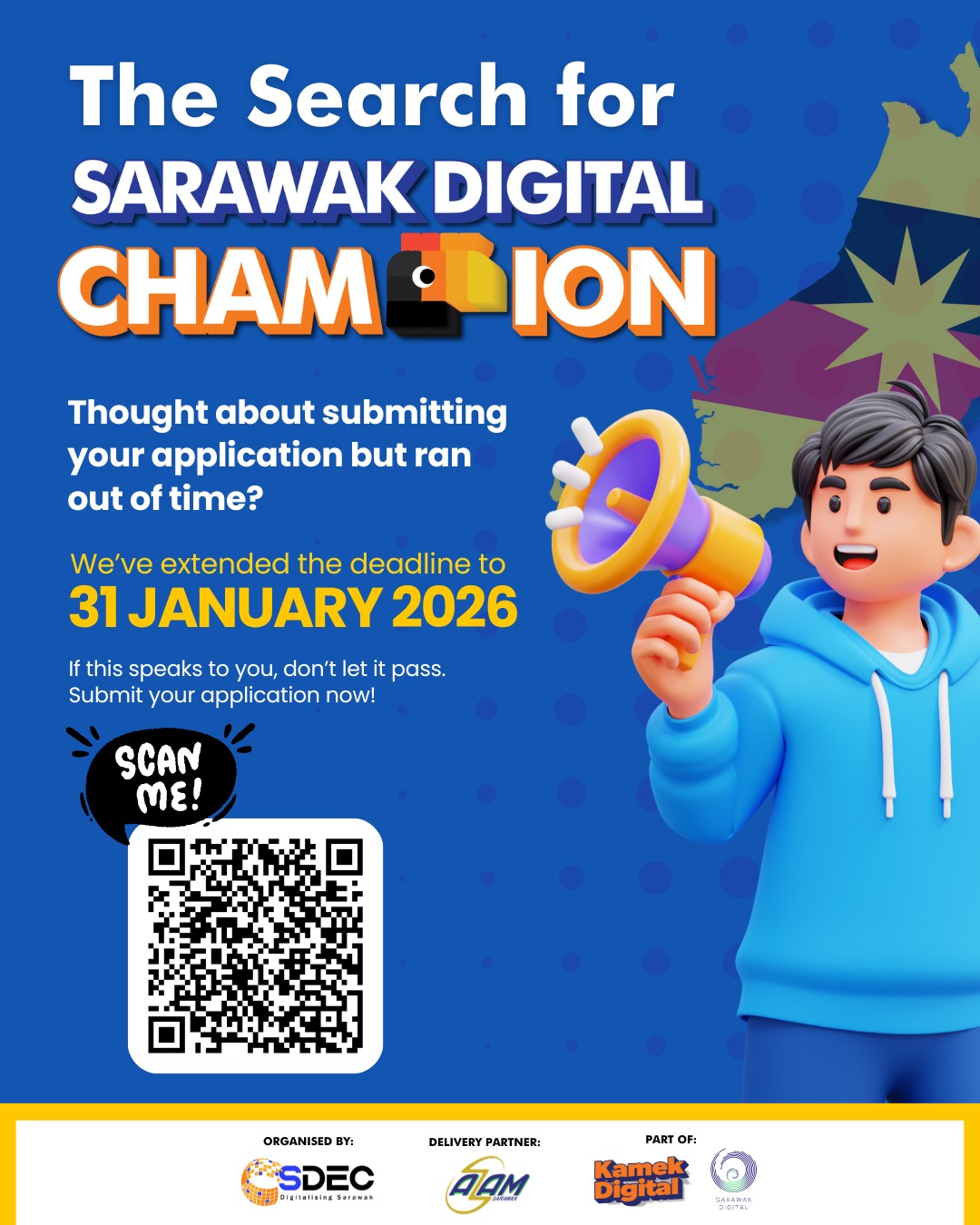Sarawak Digital Champion | Angkatan Zaman Mansang (AZAM) Sarawak